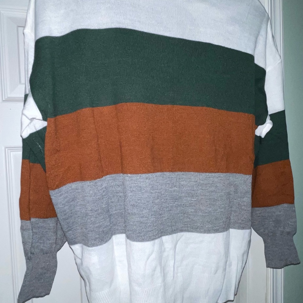 SHEIN LUNE Plus Drop Shoulder
Colorblock Sweater - Size 16 (2XL) - Picture 2 of 9